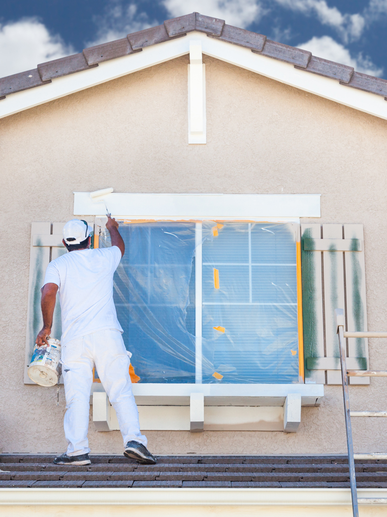 Peinture extérieur à Portneuf.