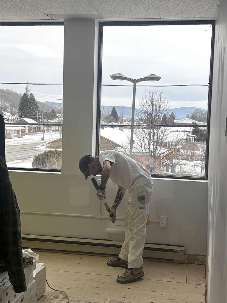 Réalisation Peinture Qualipro, peintre résidentielle.